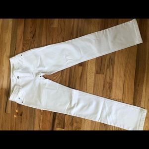 DL1961 White Midrise Skinny Ankle Jean Size 26